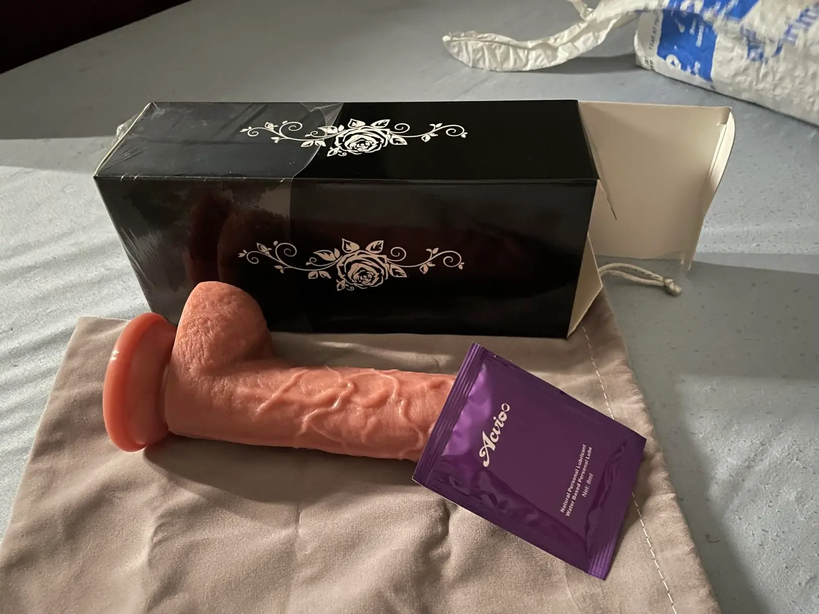 Realistic Flesh Liquid Silicone Dildo
