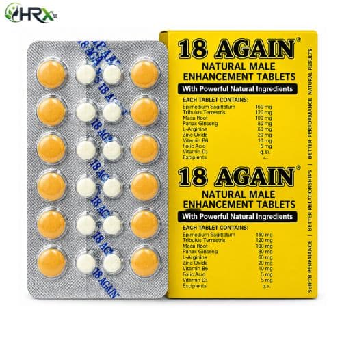 18 Again Natural Male Enhancement Support Tablets