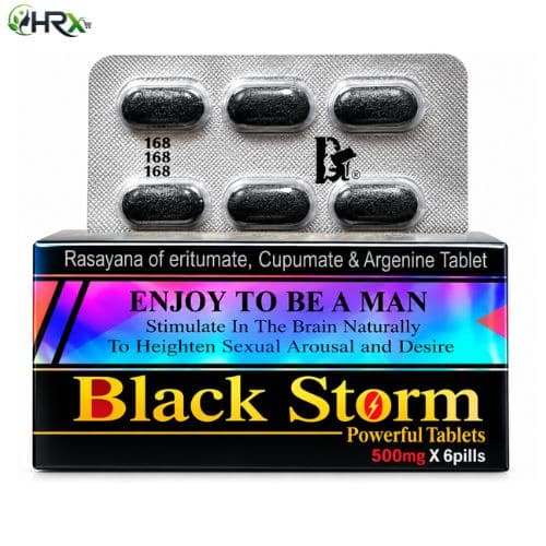 Black Storm Male Support Powerful 500mg Tablets