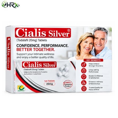 Cialis Silver Tadalafil 20mg Men Tablets