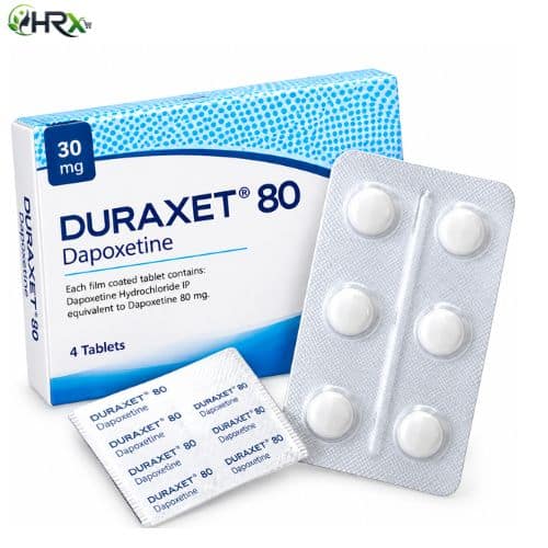 Duraxet Dapoxetine Hydrochloride 80mg Tablets