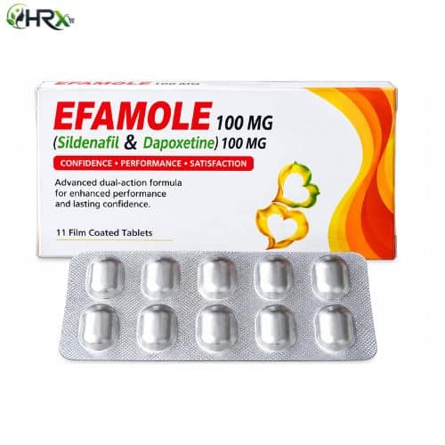 Efamole Sildenafil Dapoxetine 100mg Tablets