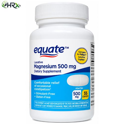 Equate Magnesium Laxative Supplement 55 Caplets