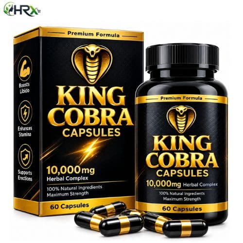 King Cobra Natural Herbal Complex 60 Capsules