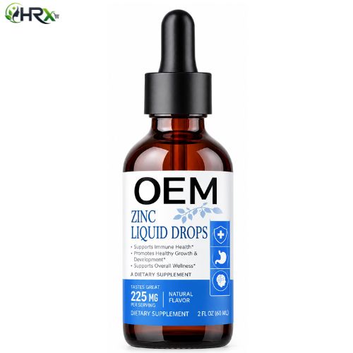 OEM Zinc Liquid Drops 225mg Natural Flavor 60 ml