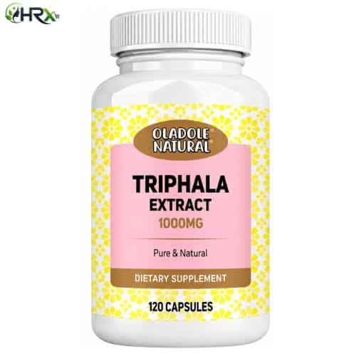 Oladole Natural Triphala Extract 1000mg 120 Capsules
