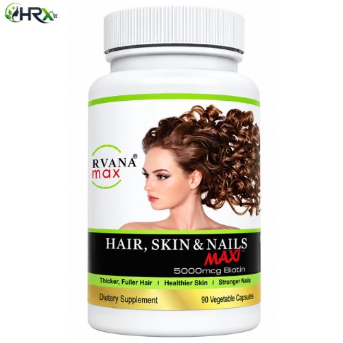 Rvana Max Hair Skin Nails Biotin 5000mcg 90 Capsules