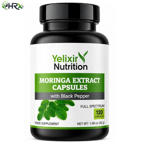 Yelixir Nutrition Moringa Extract 120 Capsules