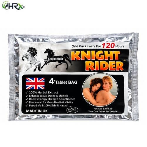 Knight Rider Men Herbal Supplement 4 Tablets
