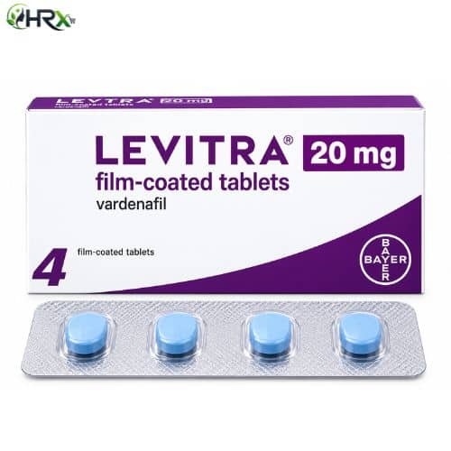 Levitra 20mg Vardenafil 4 Film Coated Tablets