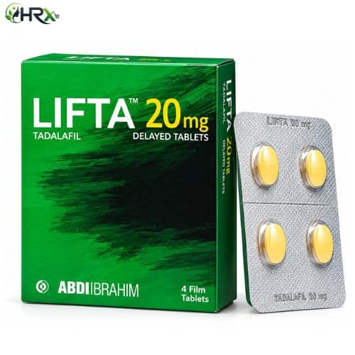 LIFTA 20mg Men Tadalafil 4 Delayed Tablets