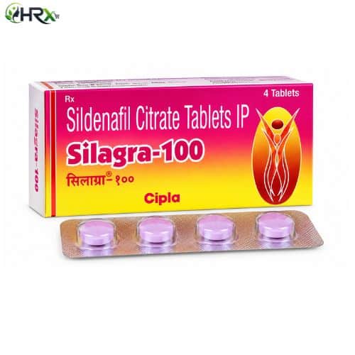 Silagra Sildenafil Citrate 100mg 4 Tablets