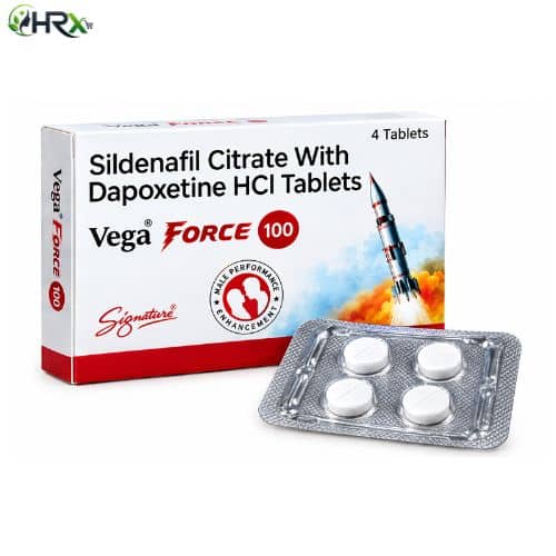 Vega Force Citrate Dapoxetine 100mg Tablets